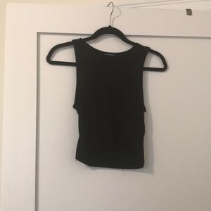 Brandy Melville Black Crop Top